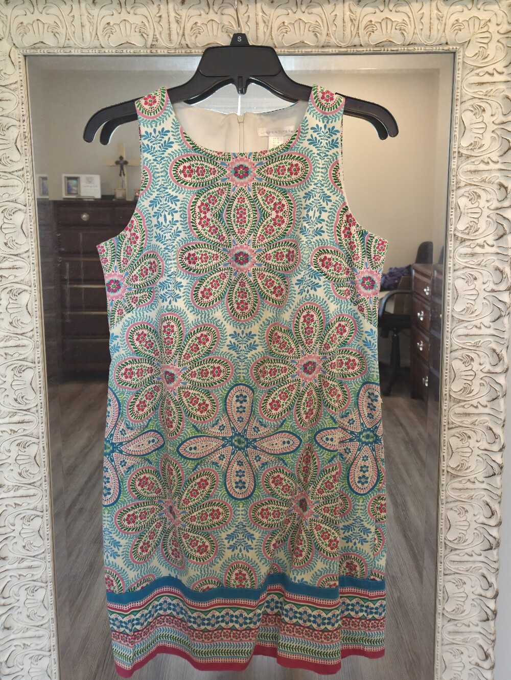 London Times Floral Shift Dress